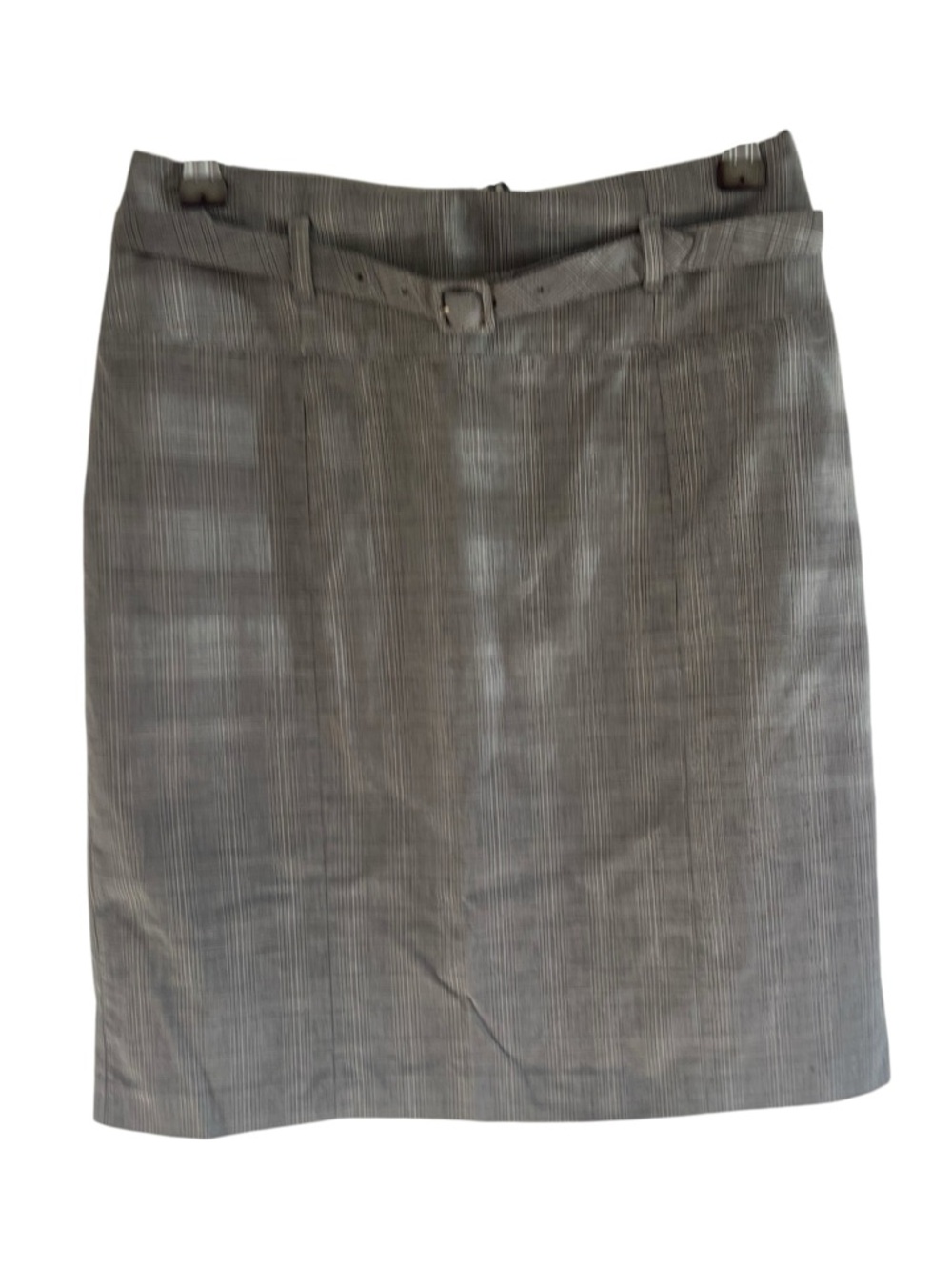 H & M Classic Gray  Pencil Skirt with Belt